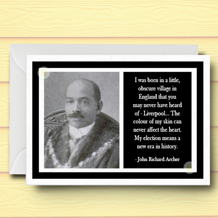 John Richard Archer Card